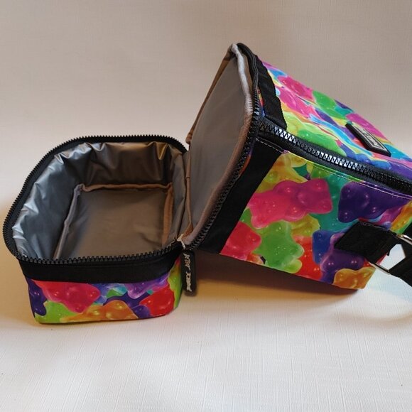 Betsey Johnson Gummy Bear Print Nylon Insulated Lunch Bag Like New Condition - Picture 7 of 9